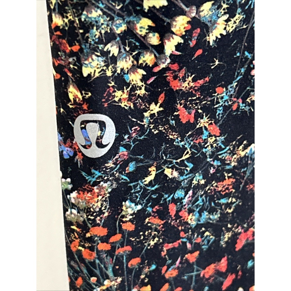 Lululemon Fast & Free 7/8 Tight I Nulux 25 Flowerescent Multi Size 4 EUC - Picture 5 of 11